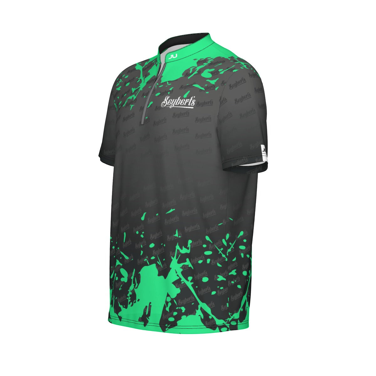 NEW - Seyberts Splash Green Men's Sports Collar Jersey