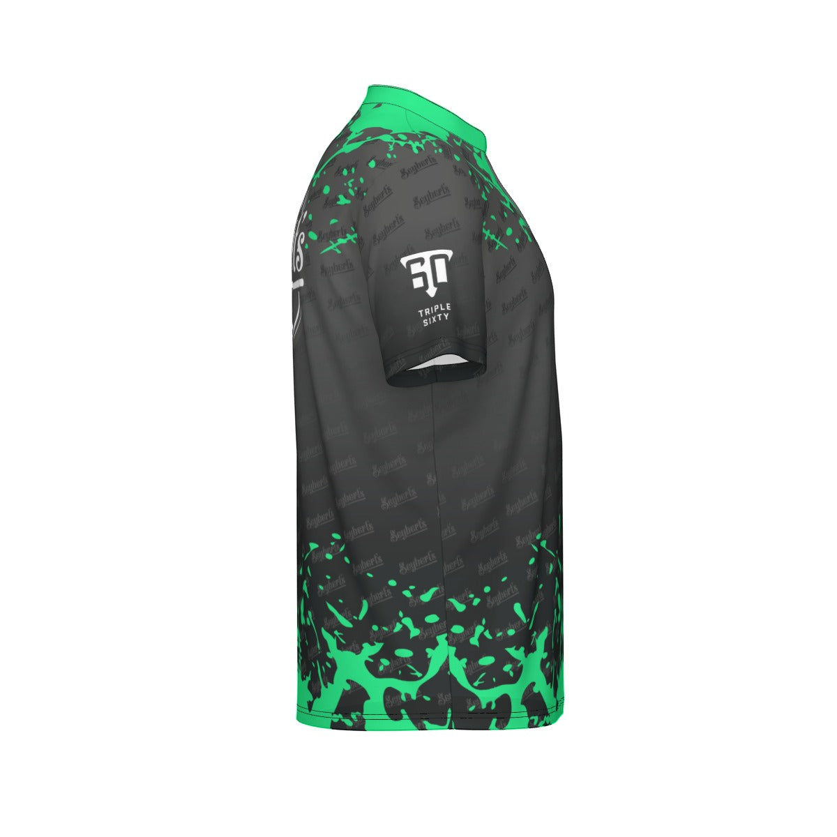 NEW - Seyberts Splash Green Men's Sports Collar Jersey