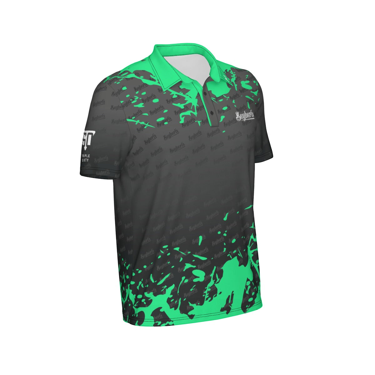 NEW - Seyberts Splash Green Men's Polo