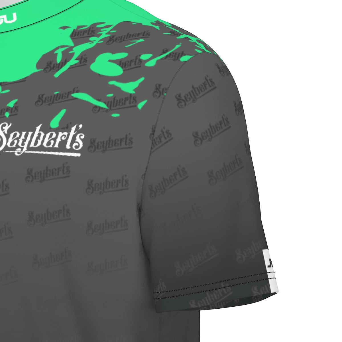 NEW - Seyberts Splash Green Men's Sports Collar Jersey
