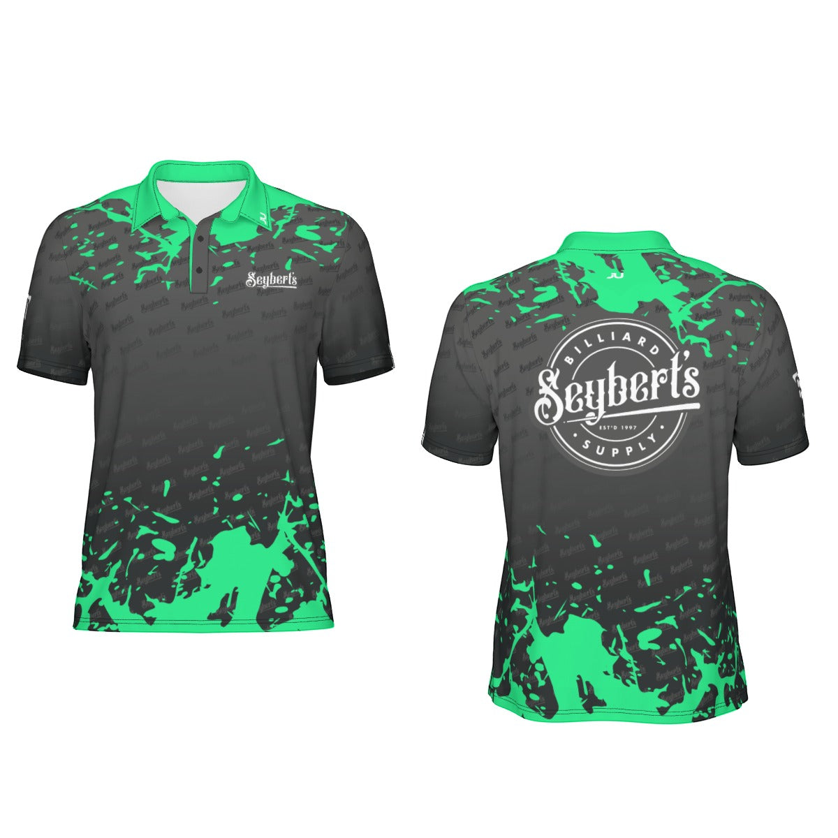 NEW - Seyberts Splash Green Men's Polo