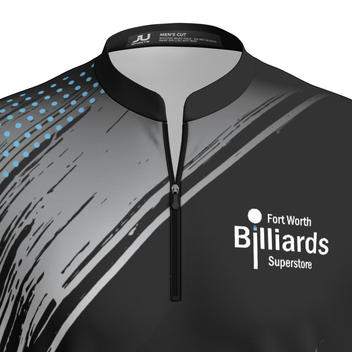 Fort Worth Billiards Men's Sports Collar Jersey