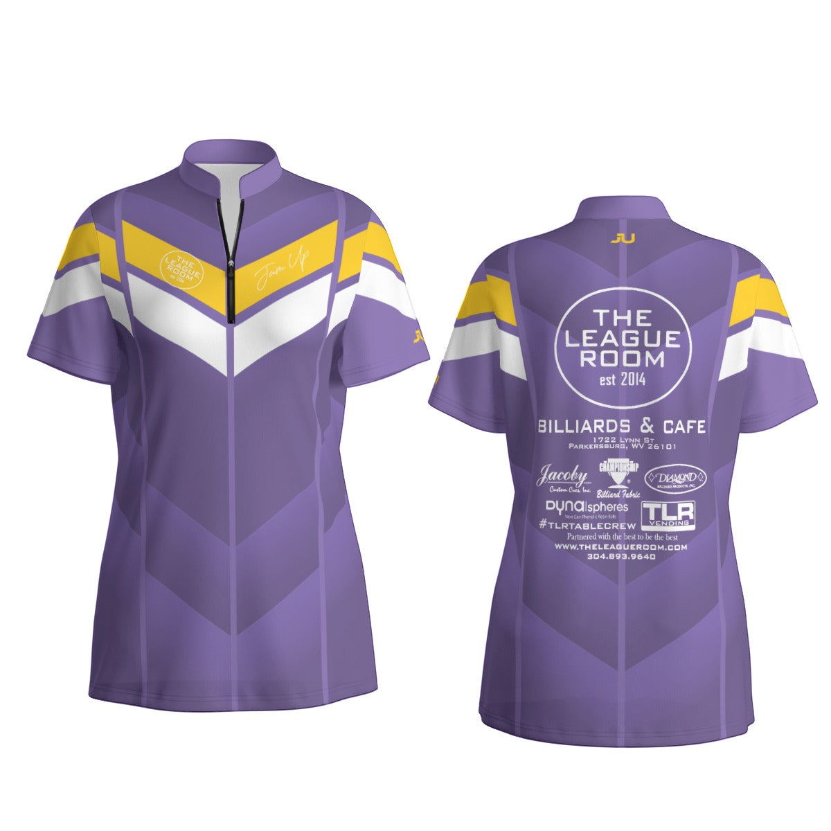The League Room Shield Purple Women's Sport Collar