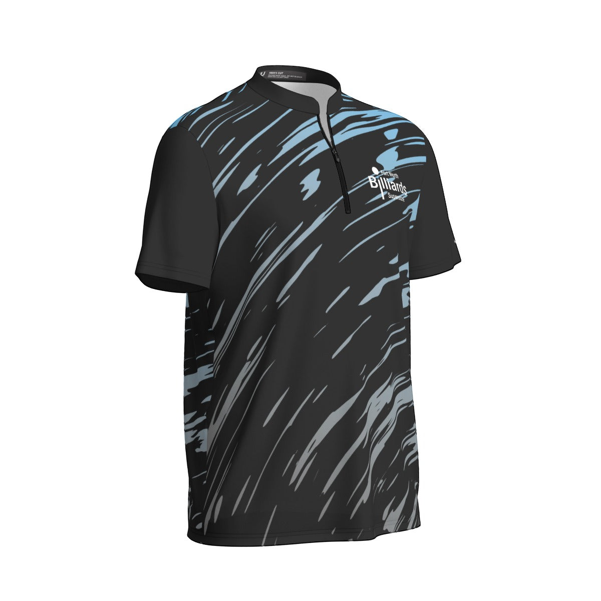 Fort Worth Billiards Men's Sports Collar Jersey