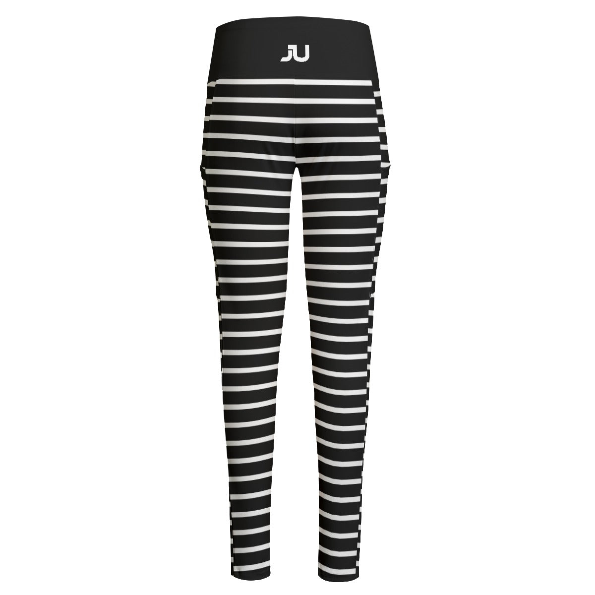 JU Stripe Women's Pocket Leggings