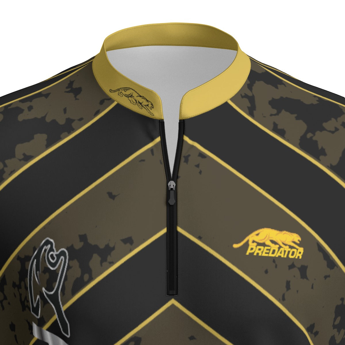 Predator Rush Gold Men's Sport Collar Jersey