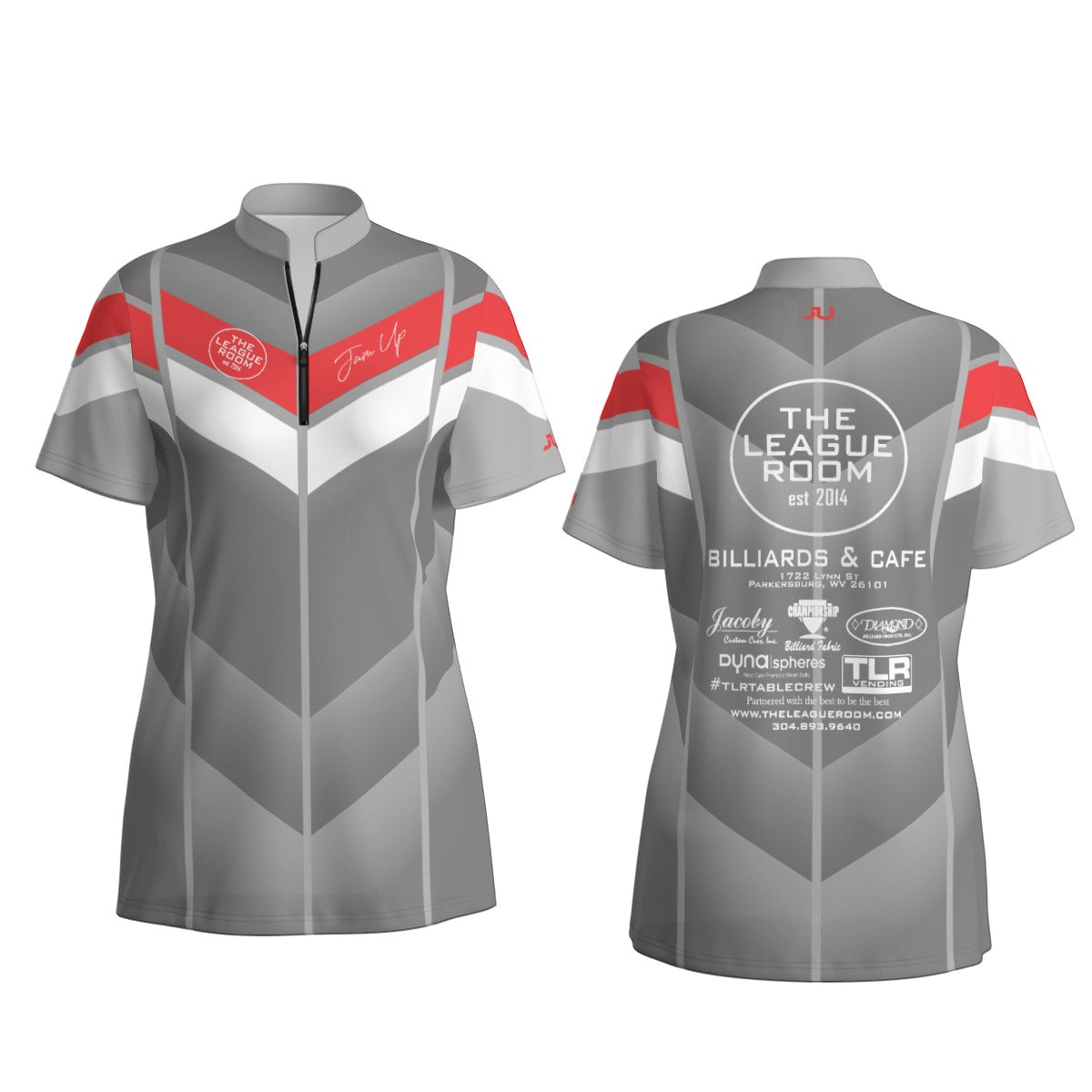 The League Room Shield Gray Women's Sport Collar