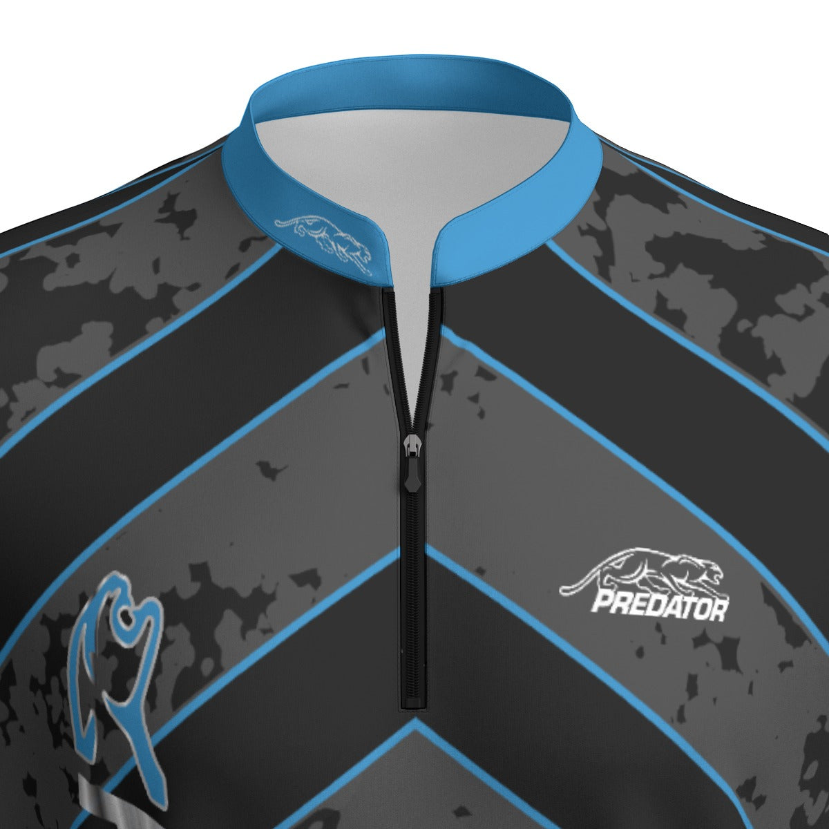 Predator Rush Blue Men's Sport Collar Jersey