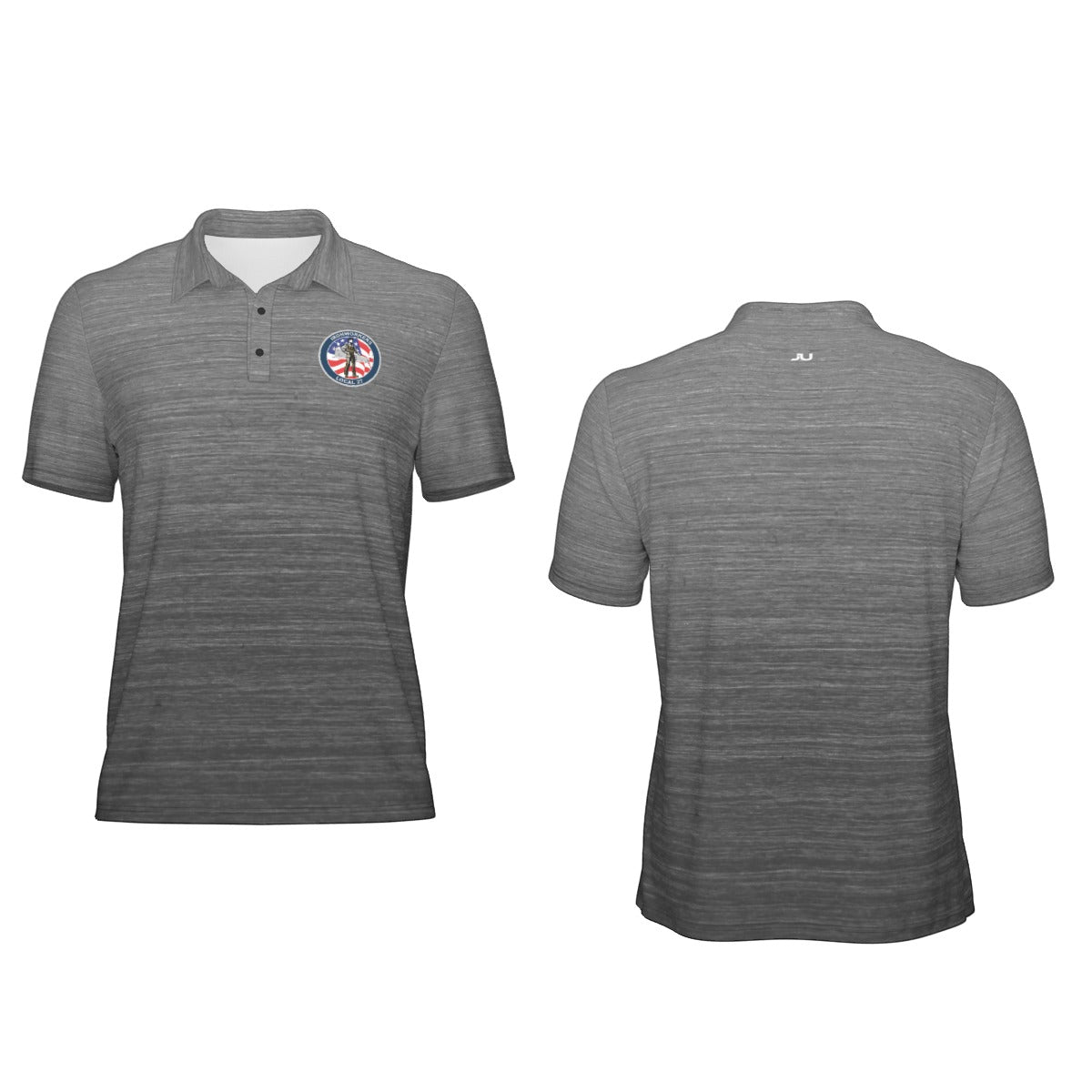 Iron Workers Brushed Steel Men's polo